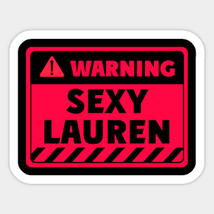 sexy Lauren Sticker